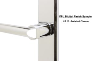FPL Digital Finish Sample - US 26 Polished Chrome