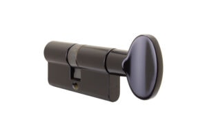 Profile Cylinder Single Keyed - Ceramic Gloss Black