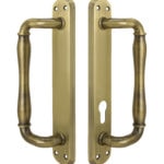 Malibu Patio Handle Set - US 5 Antique Brass