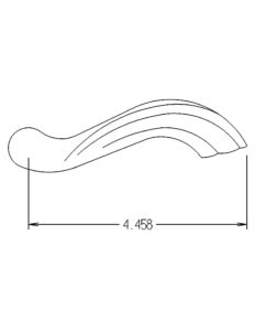 Normandy Lever Drawing - Front