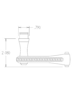 Piedmont Lever Drawing - Top