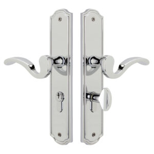 FPL Brentwood Plate / Ambassador Lever Keyed Set - US26