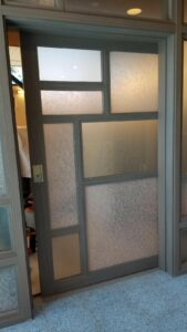 Anacapa Pocket Lock Trim w/552 Mechanism - Keyed Exterior - Satin Chrome