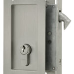 Anacapa Double Keyed Pocket Lock - US 15 Satin Nickel