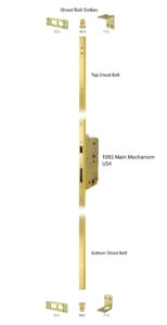 #1092 2-Point Gear Driven Mechanism (Labeled)