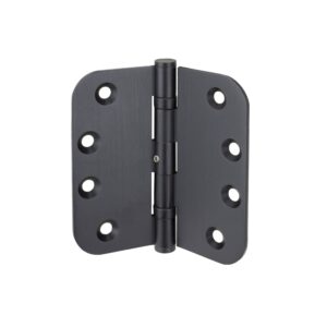 #BB4709 4" x 4" Solid Brass Radius Hinge with Heavy Duty Ball Bearings and Non-Removable Pin