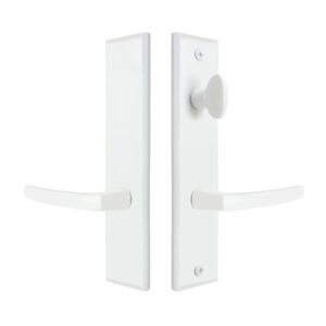 FPL Catalina Plate/Tuscany Lever Inactive Set – White